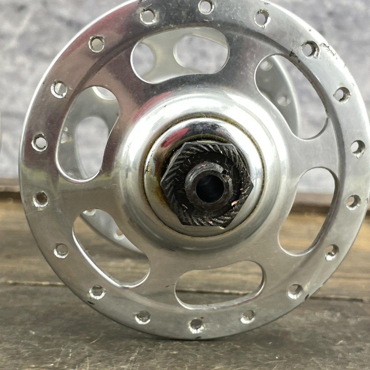 Vintage Campagnolo Record High Flange 36 36h Hub Set Italian