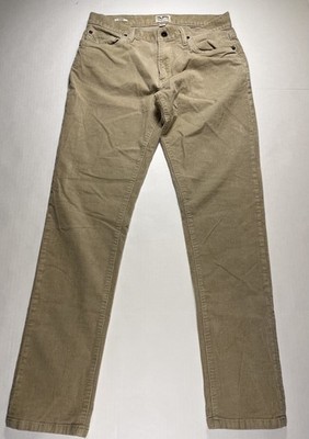 Todd Snyder Slim Fit Corduroy Pants Mens 30x32 Fits 30x31 Tan Khaki 5 Pocket
