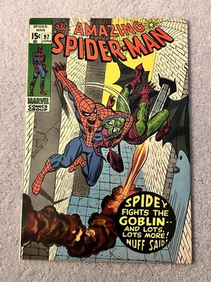 AMAZING SPIDER-MAN #97 - GREEN GOBLIN - NO CCA DRUG STORY - HIGH GRADE NM 