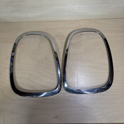 2016-2021 MINI Cooper OEM Chrome Trim Bezel Surround LH RH Pair 7237148 7237149