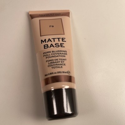 Makeup Revolution F8 Matte Base Pore Blurring Foundation Full Coverage