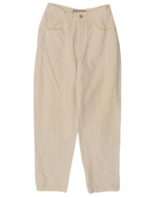 ROCCOBAROCCO Damen Tapered Freizeit Hose IT 44 Medium W28 L27 Weiß DP03
