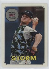 2018 Topps Heritage Minor League Edition Short Print Michel Baez #210 1lq2
