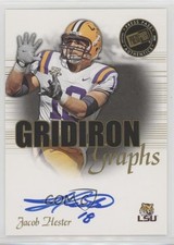 2008 Press Pass SE Gridiron Graphs Jacob Hester #GG-JH Auto 01w7