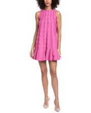 Oscar De La Renta Braid Detail Trapeze Knit Sweaterdress Women's