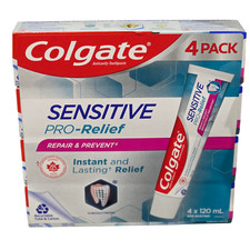 Colgate Sensitive Pro-Relief Repair and Prevent 4X120ml Each Toothpaste