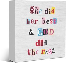 Inspiratal Religious Christian s Desk Decor Bible Verse Faith Quote