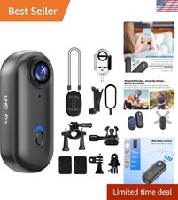 4K Mini Body Camera, Sports POV Cameras, Portable Body Cam, Thumb Action Came...