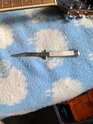 Vintage Folding Knife - Made In Japan,  Pearl, Fulcrum Top Locks