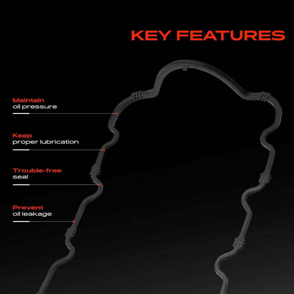 Junta del cárter de aceite del motor para Ford Escort 1998-2003 Contour 1995-2000 Mercury Cougar Foto 4 de 4