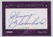 2008 Signa Cuts Cut Hidden Treasures Purple 6/69 Johnny Blanchard Auto s7f