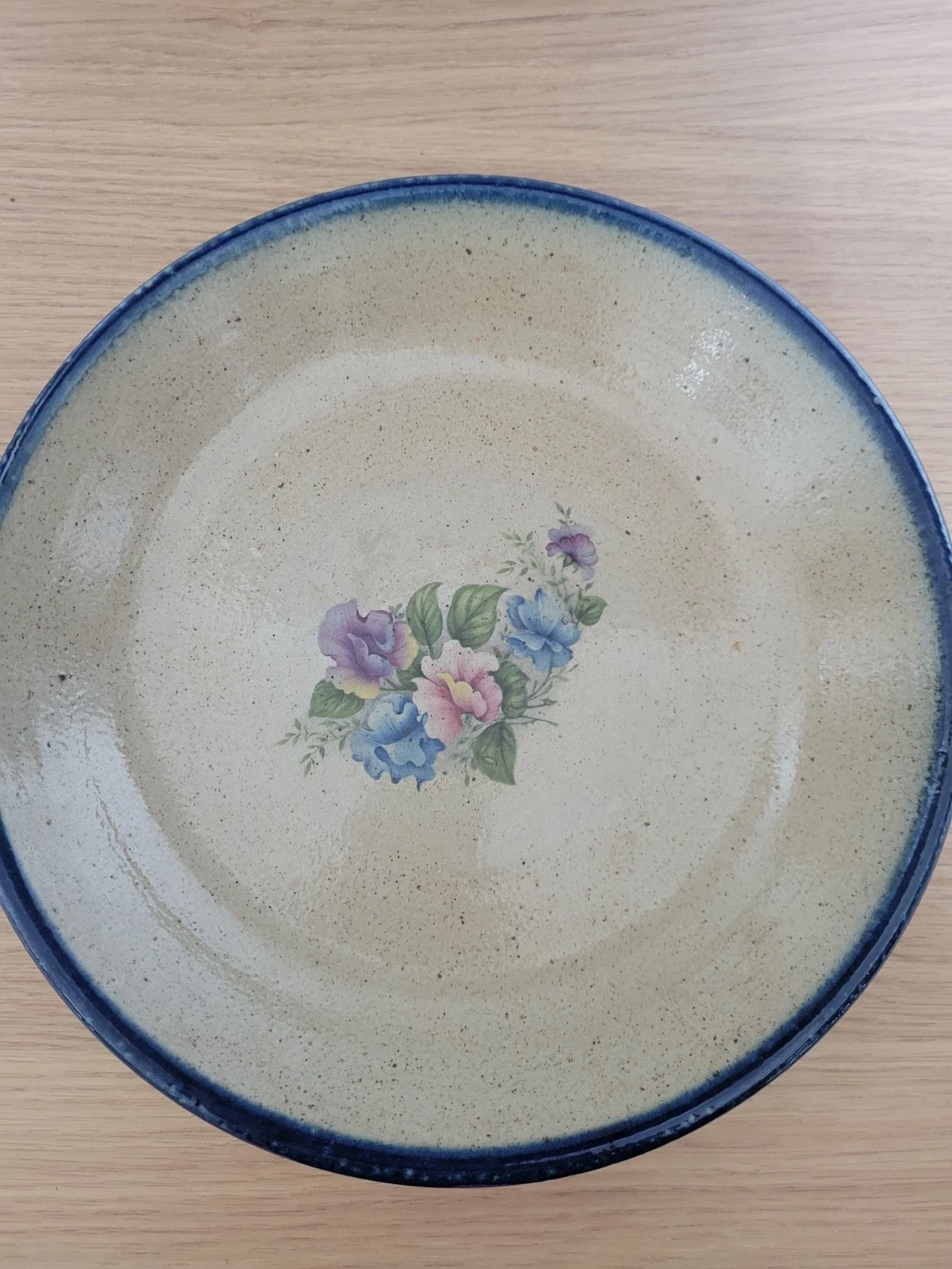 Monroe Salt Baking Pie Dish 10" Vintage Stoneware Ceramic Baking