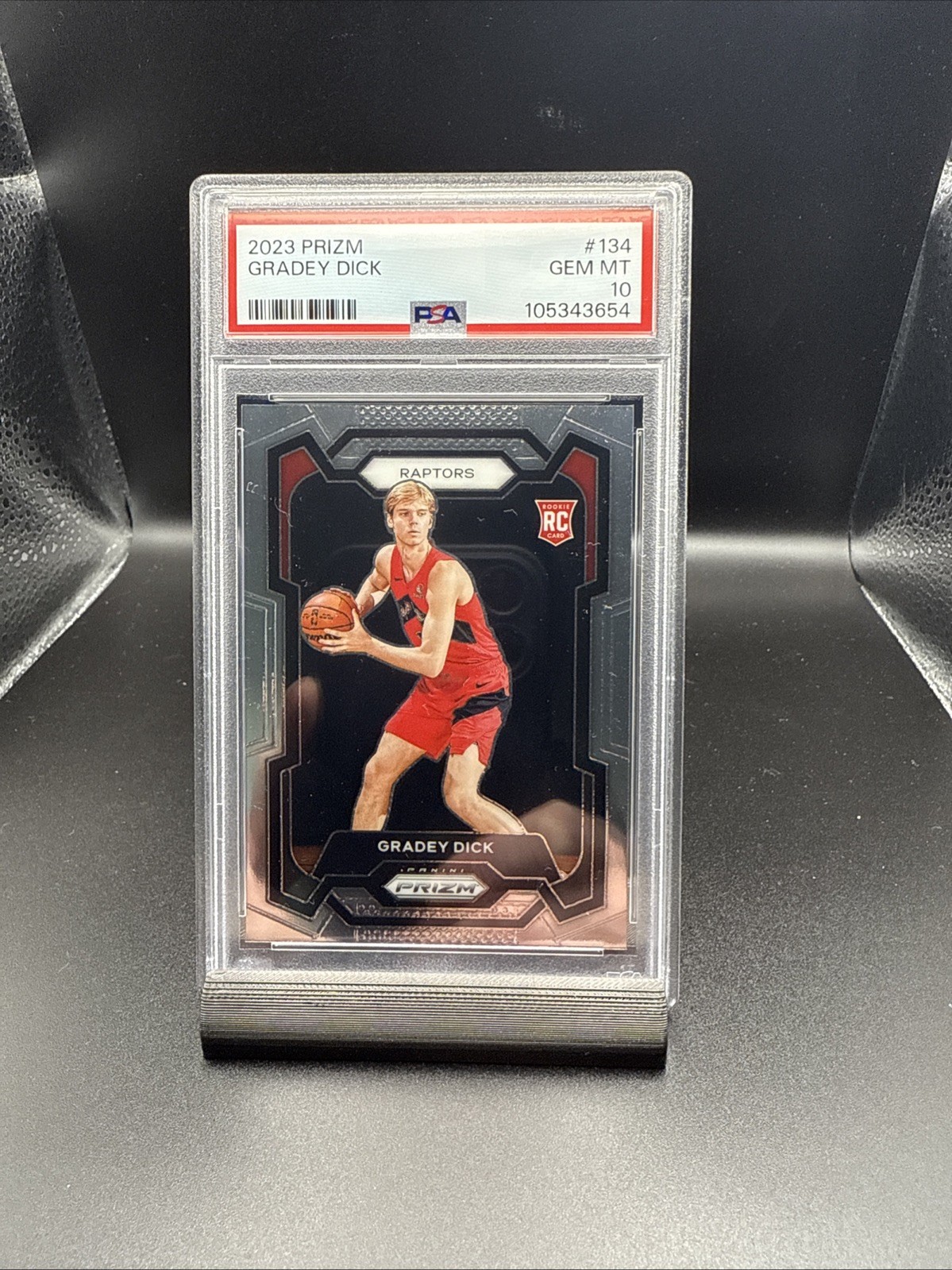 2023 Panini Prizm Gradey Dick #134 Rookie RC PSA 10