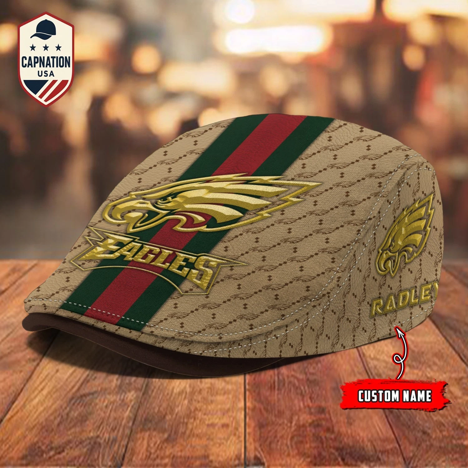Philadelphia Team Eagles Jeff Cap football Jeff Cap football Driving Cap, football Golf Cap