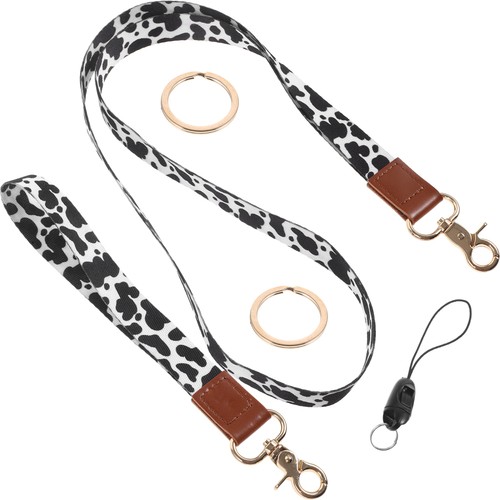Kuhmuster -Zertifikat Lanyard Anti-Verlust-Lanyard-Handgelenkkette - 第 2/12 張圖片