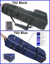 T02 A99 Golf Travel Cover Bag with Wheel Rolling New Black or Blue