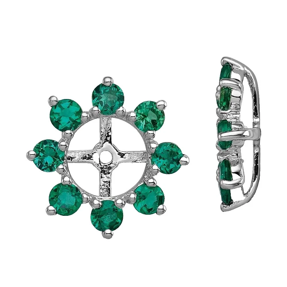 Emerald Rhodium Fashion Jewelry
