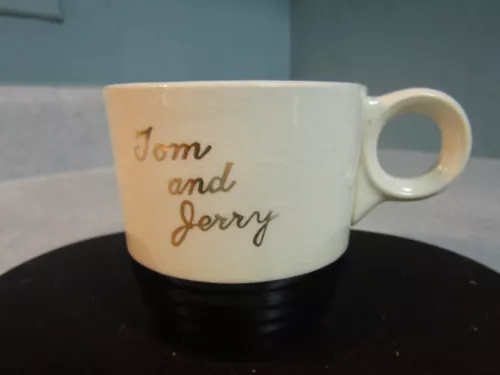 Vintage Universal Potteries Tom and Jerry Cup- Mug ~ 3.0" H