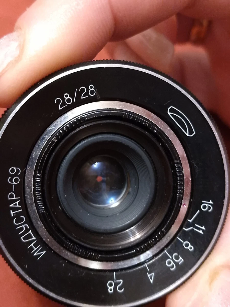 Industar-69 Soviet Pancake Wide Angle Lens M39 28/2.8 MMZ LOMO