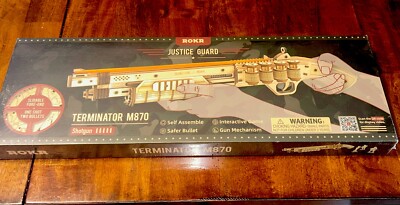 ROKR Justice Guard Terminator M870 Wooden Shotgun 3D Puzzle