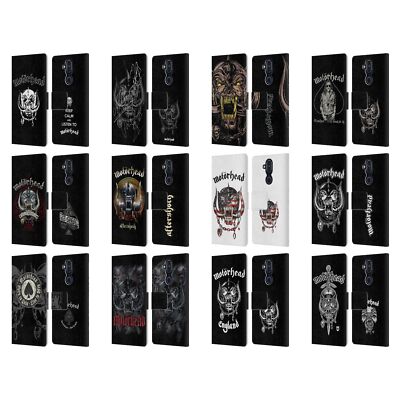 OFFICIAL MOTORHEAD GRAPHICS LEATHER BOOK WALLET CASE COVER FOR NOKIA PHONES
