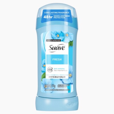 Suave Fresh Invisible Solid Anti-Perspirant & Deodorant 2.6oz