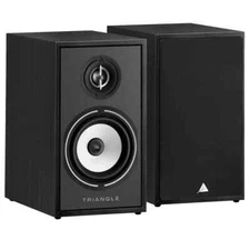 Triangle Borea BR02 80W 2-Way Bookshelf Speakers, Pair, Black Ash