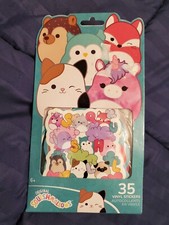 Original Squishmallows Vinyl Stickers - 35 Per Package - NEW unopened decals NIP