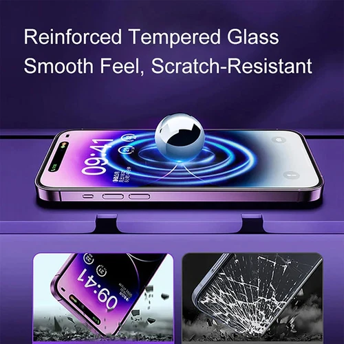 Siebdruck Staubfrei Raum Hartfolie, Glas Sichtschutz Hartfolie für iPhone - Bild 5 von 12