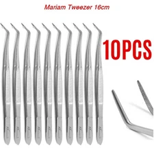 Mariam Tweezer Utility Pick Up Tool Cotton Dressing Dental Examination Forceps