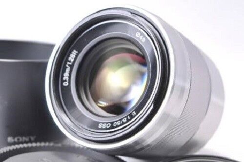 Sony SEL 50 mm F/1.8 E OSS For Sony - Silver for sale online | eBay