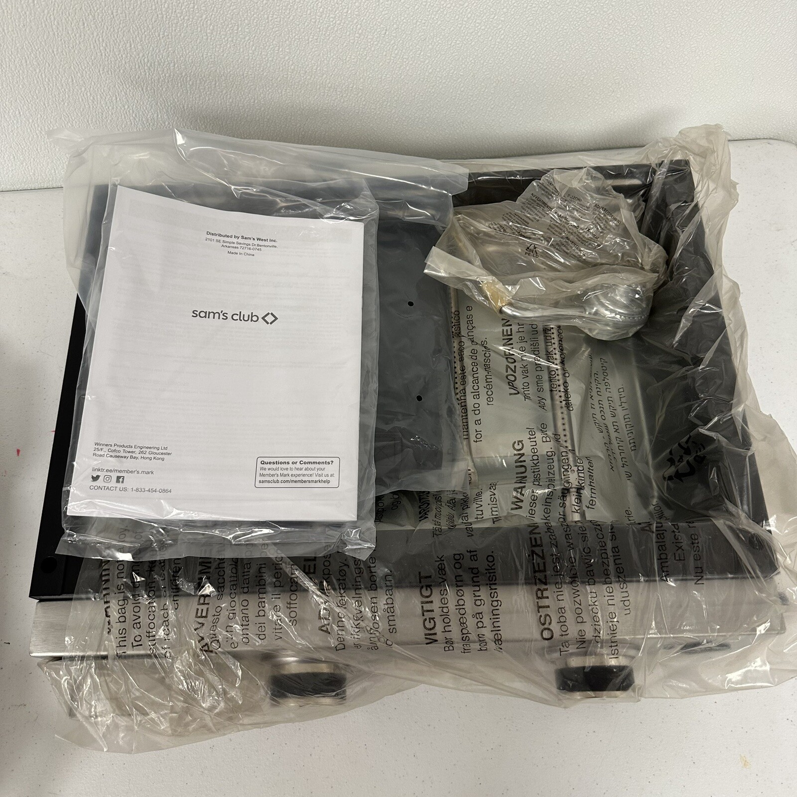 Member's Mark 22" Tabletop Griddle New in Box with Cover, Cooking, Easy