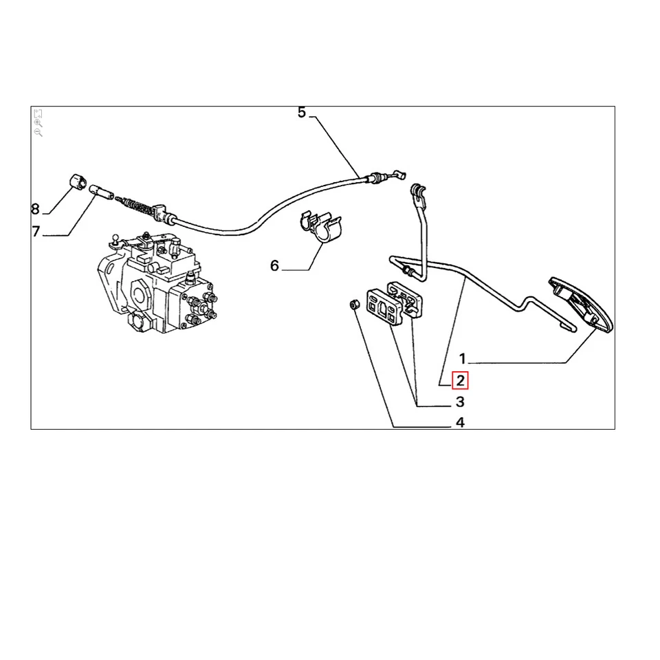 PEDALE ACCELERATORE FIAT UNO ORIGINALE 7619531 Foto 2 de 4