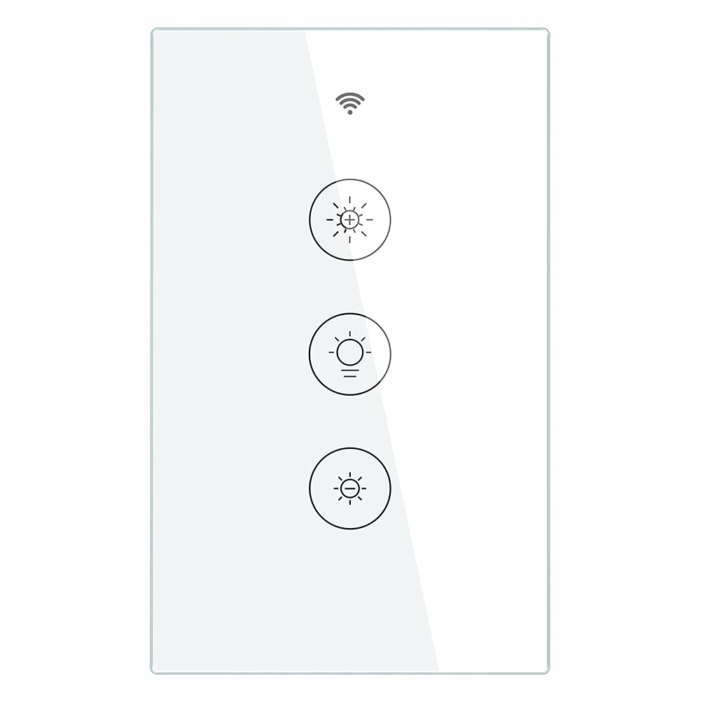Smart Life Tuya WiFi RF Dimmer Switch with Relay Status Backlight