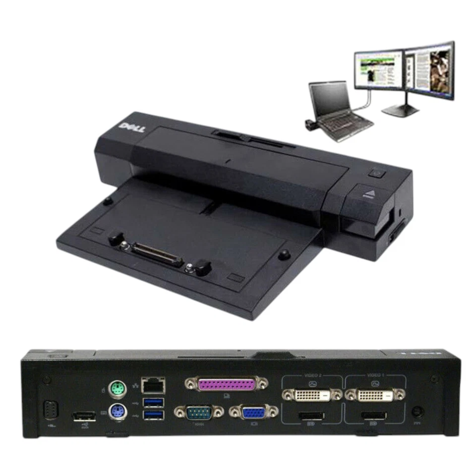 Dell PR02X Dock K09A E-Port Plus für Latitude & Precision mit USB 3.0 Ports - Bild 2 von 4