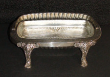 FB Rogers Silver Coin Antique US Silver-Plated Butter Dishes FB Rogers Silver Coin Antique US Silver-Plated Butter Dishes