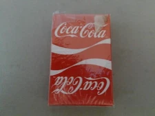 Coca Cola Plastic Coated Playing Cards Bridge Deck U.S. Playing Card Co SEALED
