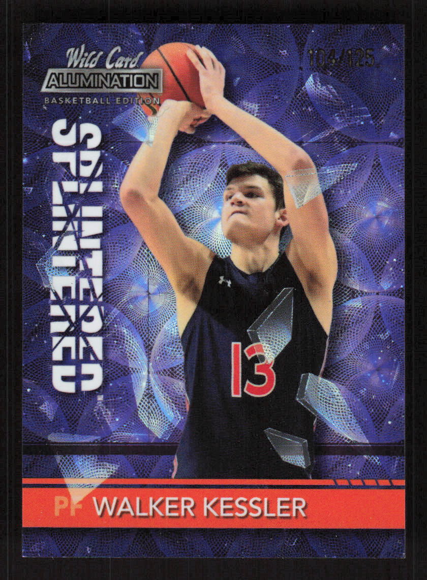 2022 Wild Card Alumination Blue Groovin' Purple Holo-Lux #BG-49 Walker Kessler