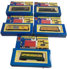 1990 Life Like lot of 5 N scale Stock Cars new in Box