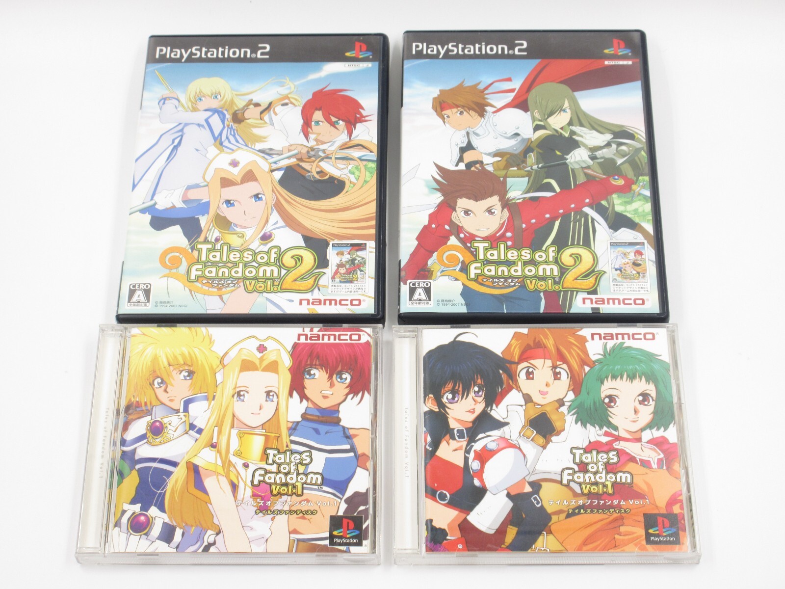 Tales of Fandom 1 2 RPG Role Playing Game Namco PS1 PS2 PlayStation Japan  NTSC-J 4907892010987 | eBay