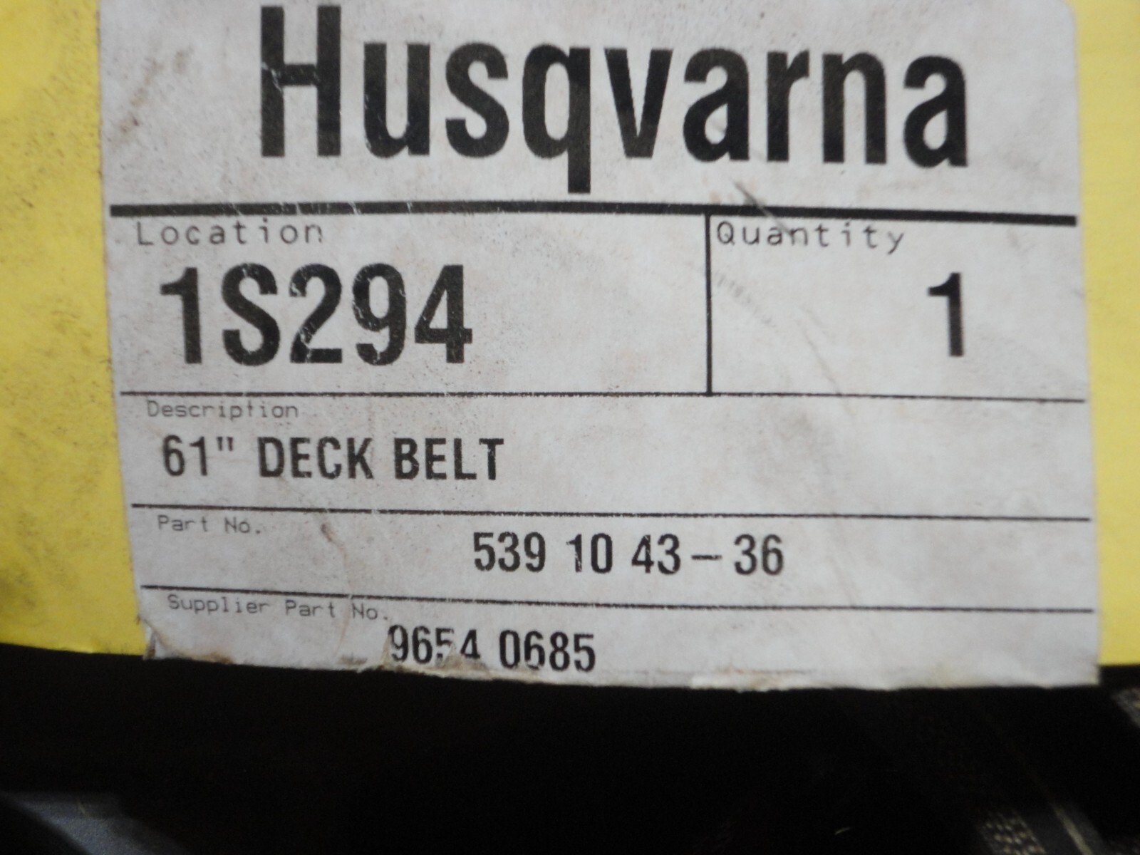 Cinghia Di Ricambio Piranha Husqvarna LZ30 - Foto 4