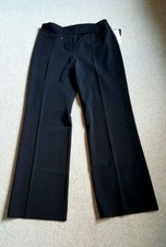 NWT Womens Pants-WILLI SMITH-black stretch trousers w/zipper pocket-8