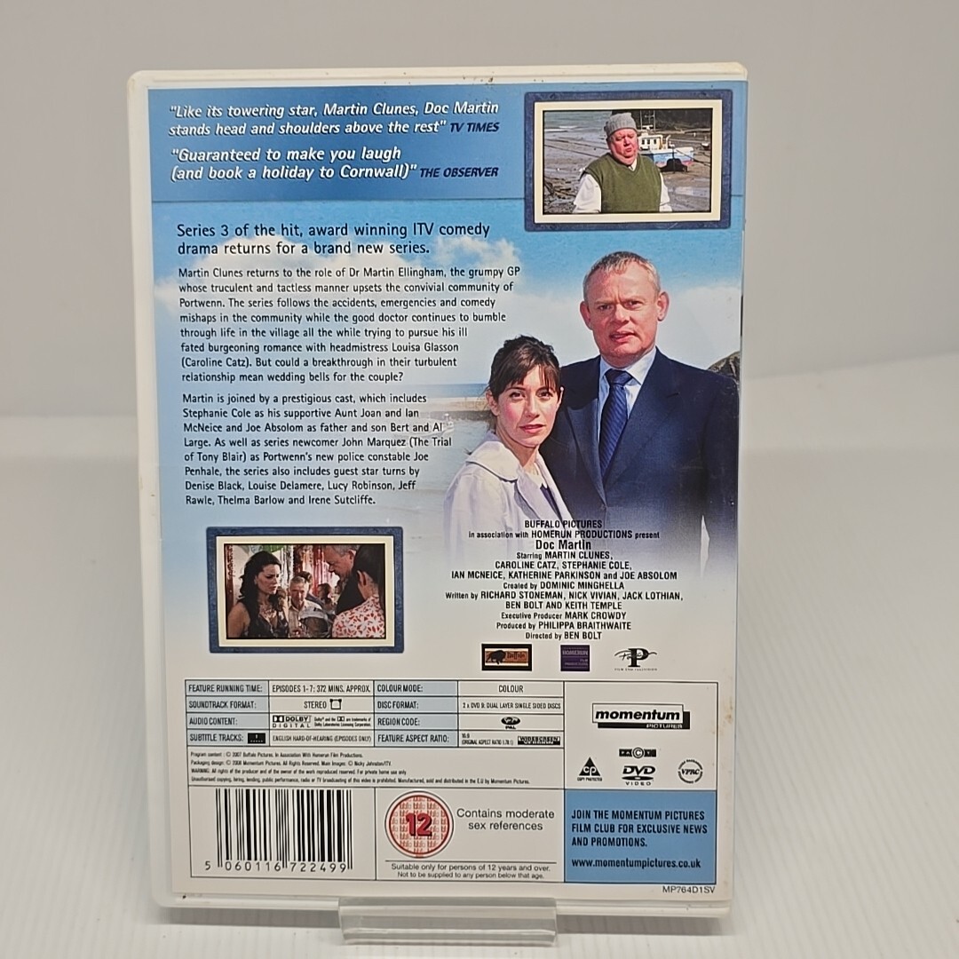 Doc Martin Complete Series DVD Tv Drama Season Three Martin