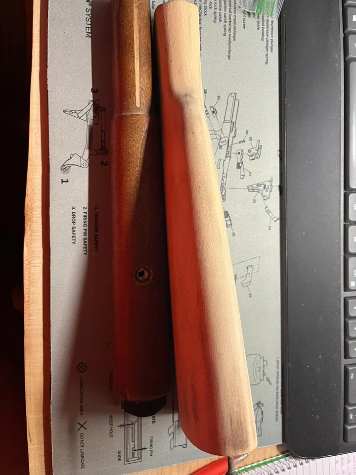 harrington and richardson huntsman stock and forearm piece - Image 3 of 4