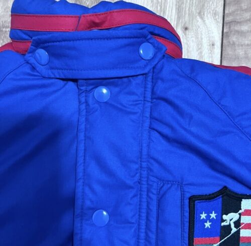 Polo Ralph Lauren Downhill Suicide Skijacke Daunen S Vintage Puffer selten 90er - Bild 7 von 9