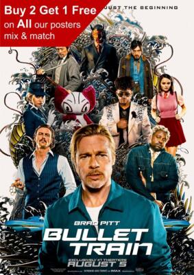 Hochgeschwindigkeitszug 2022 Filmplakat A5 A4 A3 A2 A1