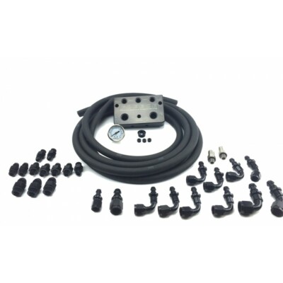 Fleece Regulated Return Fuel Distribution Block For 07.5-18 Dodge Ram Cummins