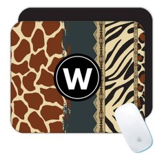 Gift Mousepad : Jaguar Giraffe Animal Print Fashion Wild Animals Wildlife Fauna