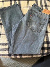 Vintage Men’s Levis 517 Boot Cut Denim Jeans 34/30 Red Tab