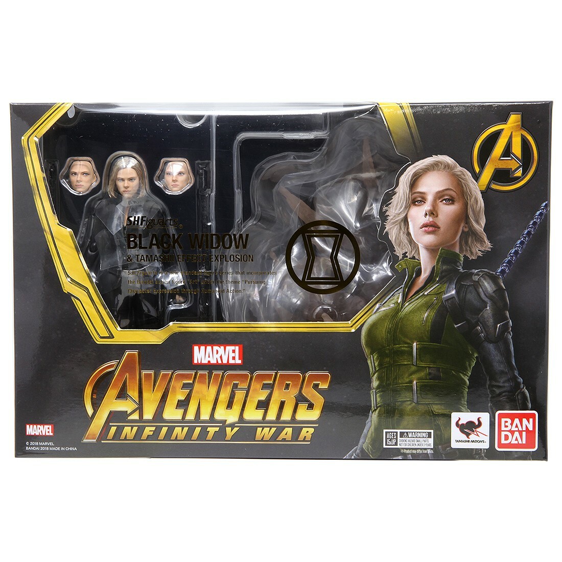 MARVEL BLACK・WIDOW フィギュア 2セット S.H.Figuarts Black Widow (Avengers)